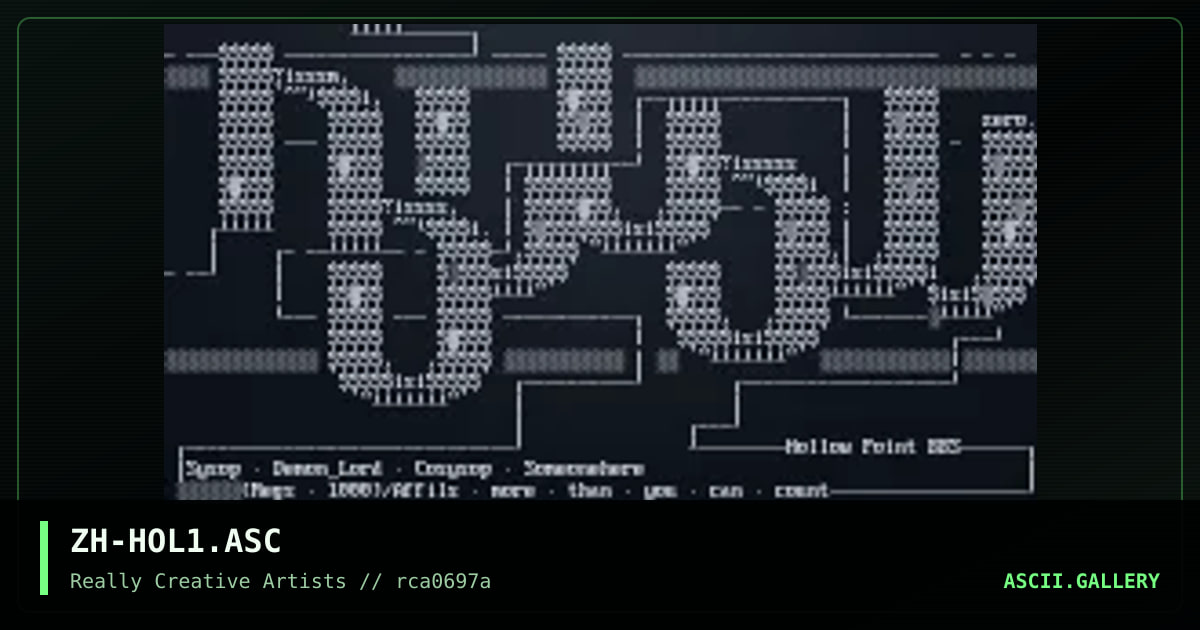 ZH-HOL1.ASC, by zerohour, 1997