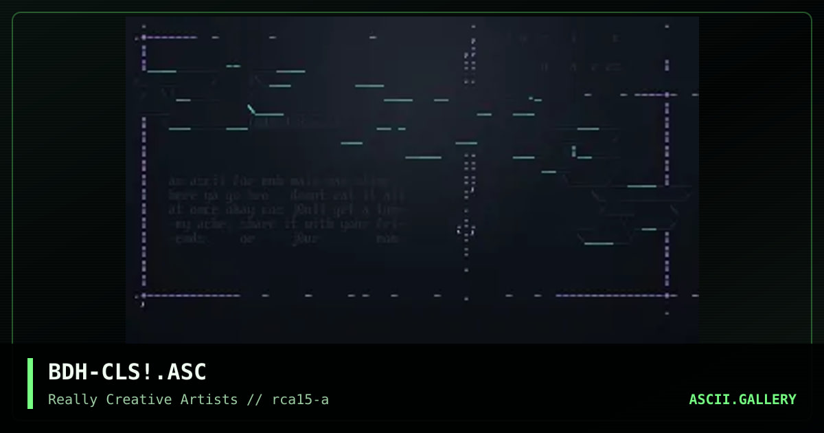 BDH-CLS!.ASC, by boddah, 1997