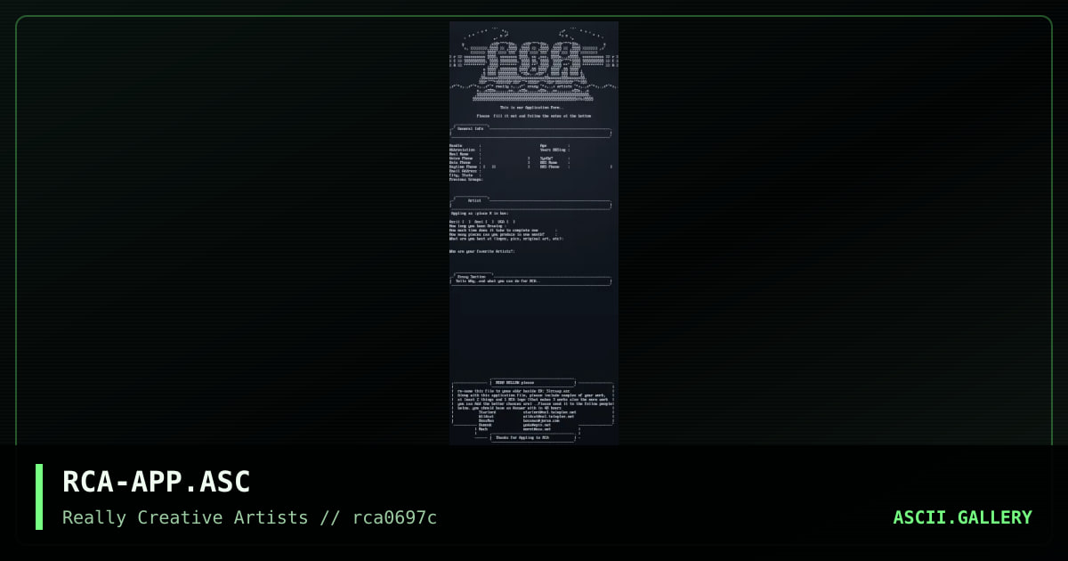 RCA-APP.ASC, by kitiara, 1997