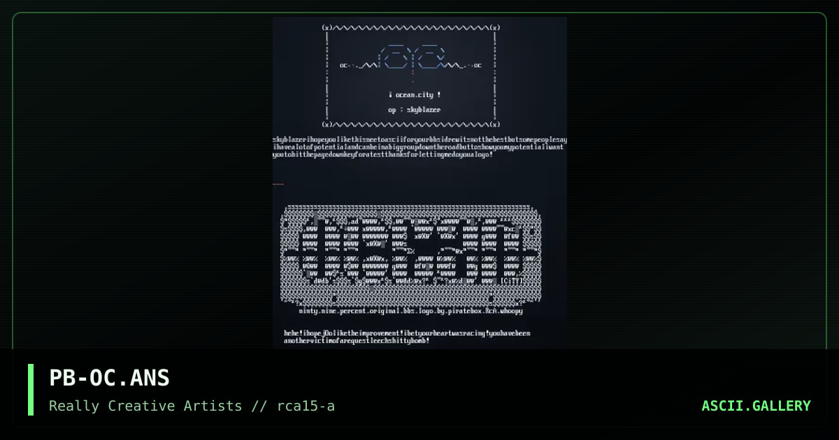 PB-OC.ANS, by piratebox, 1997