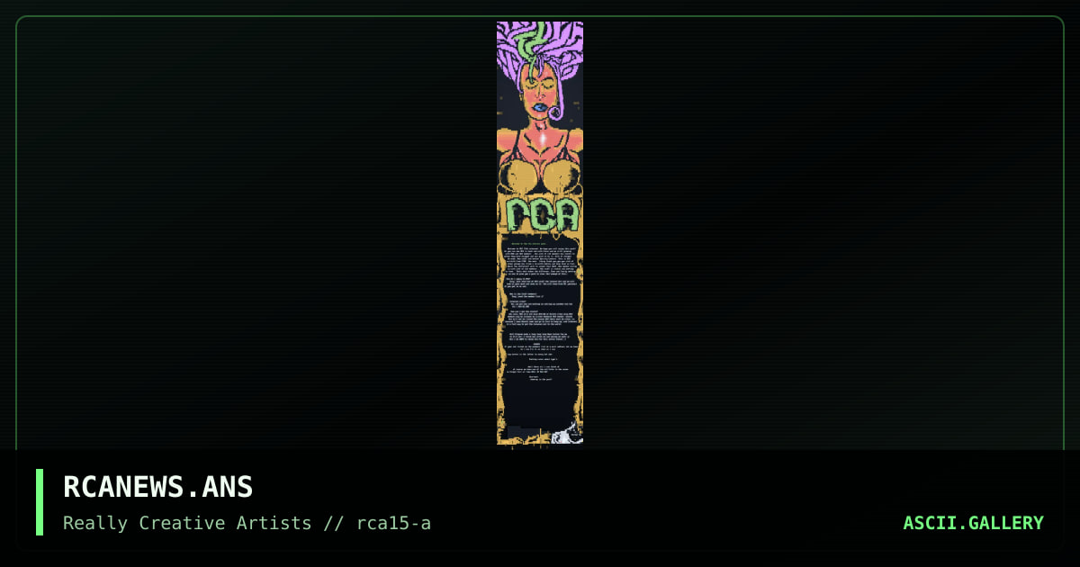 RCANEWS.ANS, by propane, 1997
