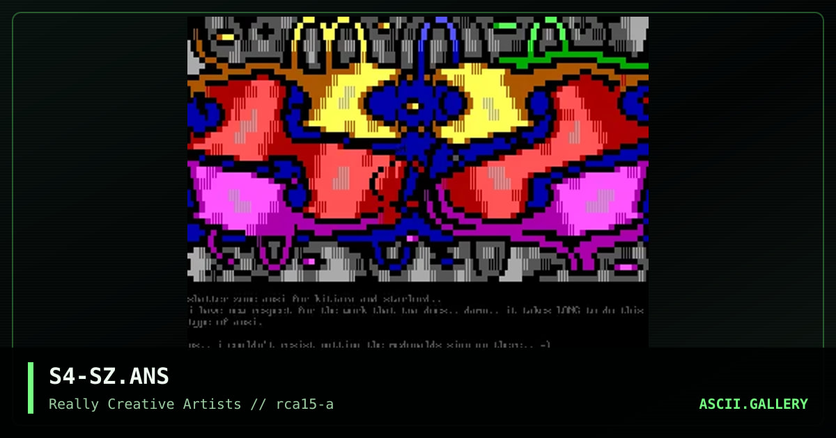 S4-SZ.ANS, by static addiction, 1997