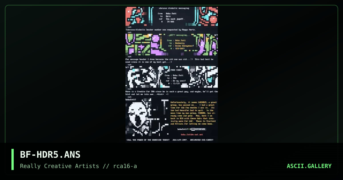 Headers colly..., by boba fett, 1997