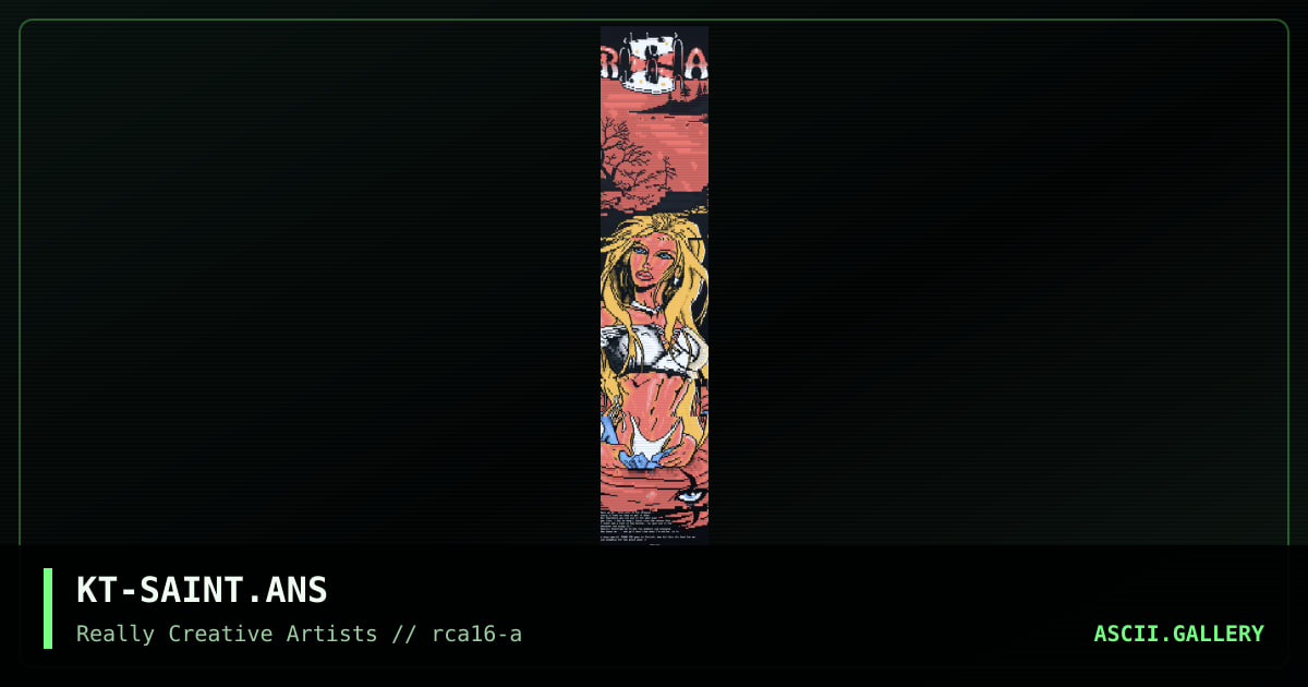 Saint, by kitiara, lady blue, 1997