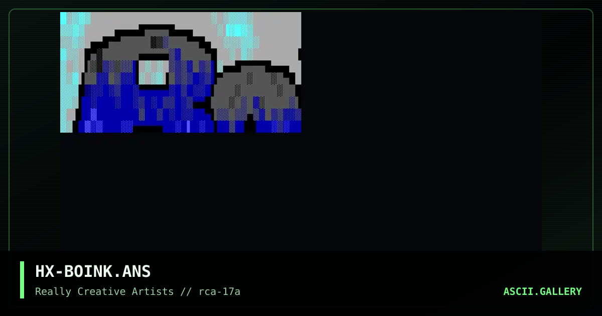 HX-BOINK.ANS, by hexd, 1998