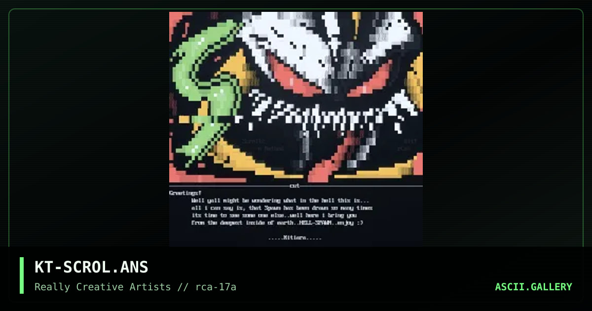 Scrollz, by kitiara, 1998