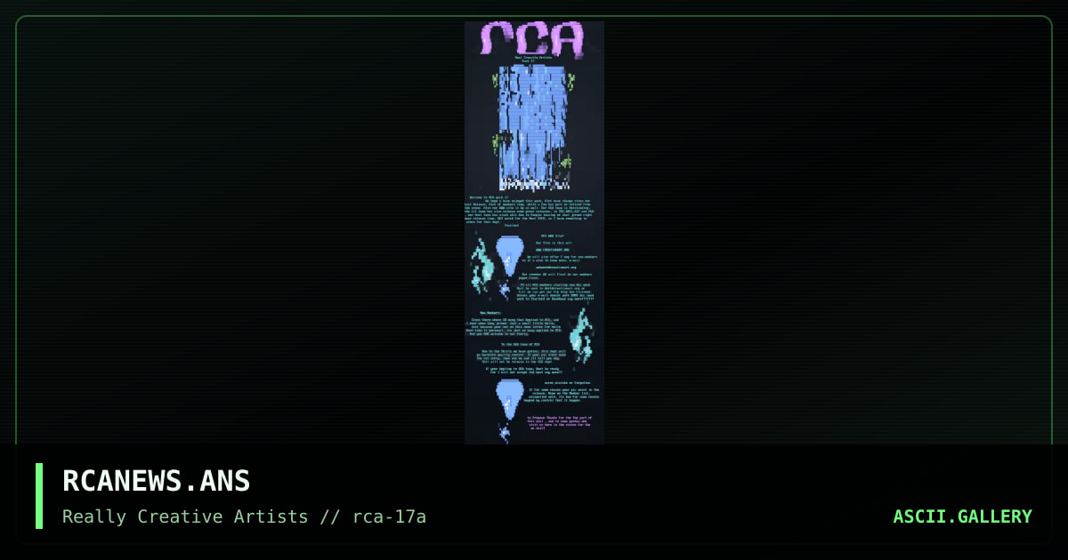 RCANEWS.ANS, by propane, 1998