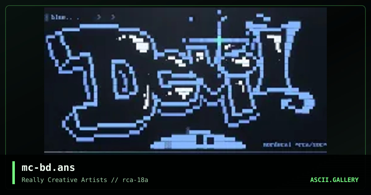 mc-bd.ans, by mordecai, 1998