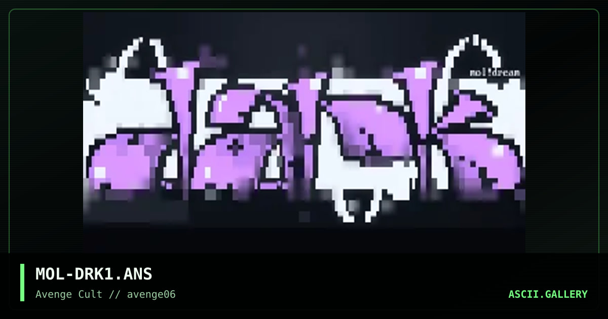 dark illustrated promo, by moleql, 1998