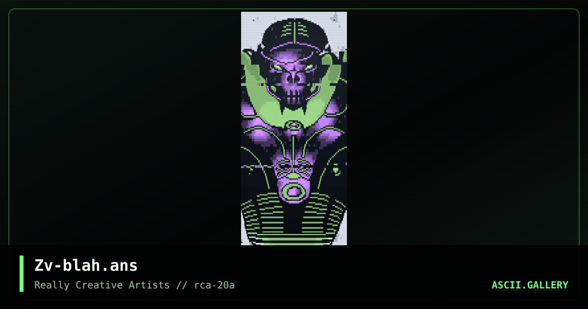 Zv-blah.ans, by zerovision, 1998