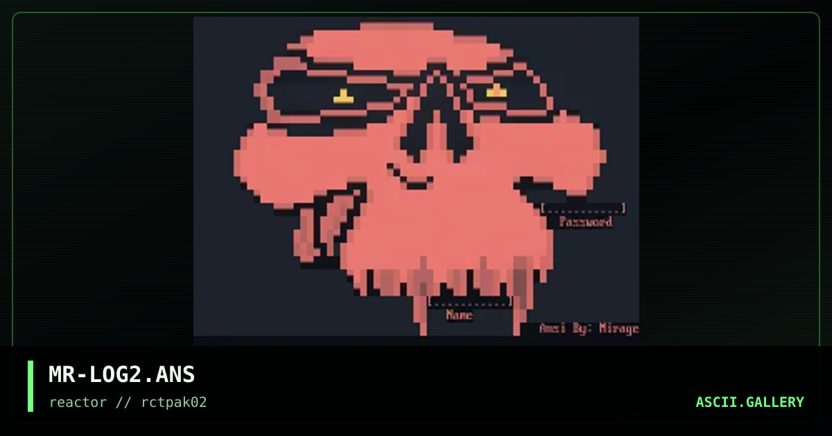 MR-LOG2.ANS, by mirage, 1994