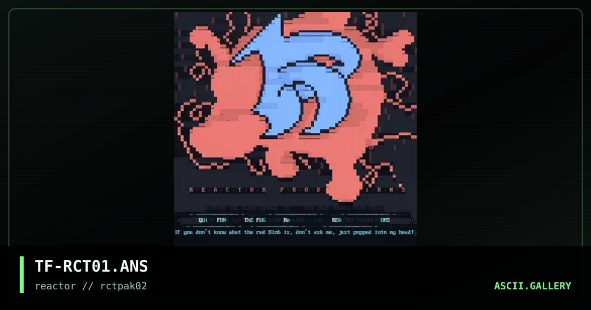 TF-RCT01.ANS, by the fugutive, 1994
