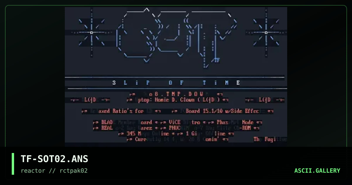 TF-SOT02.ANS, by the fugutive, 1994