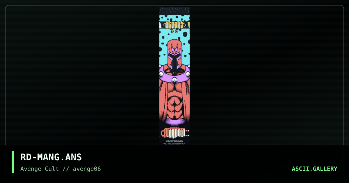 Ü Magneto - Ruler of the Universe Ü, by realm dweller, 1998