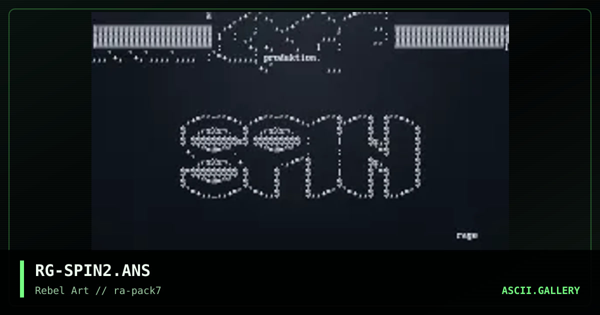 spin #2, by rage, 1998