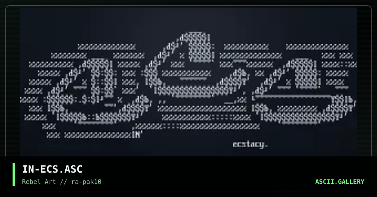 IN-ECS.ASC, by indecent, 1998