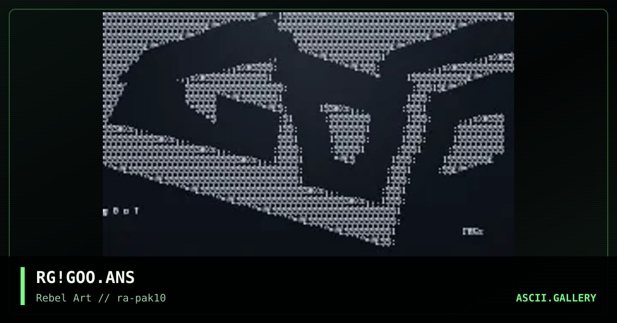 g0o!, by rage, 1998