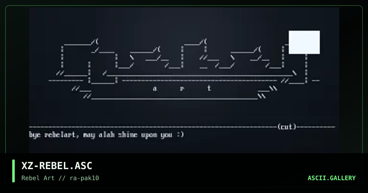 XZ-REBEL.ASC, by xzip, 1998