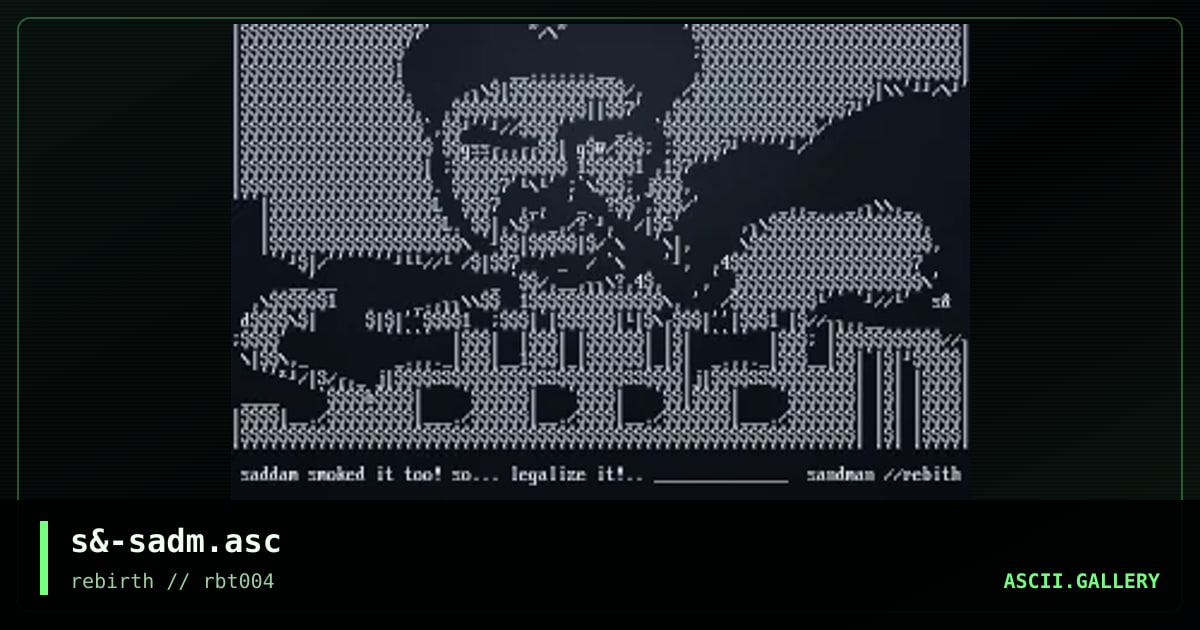 s&-sadm.asc, by sandman, 2005