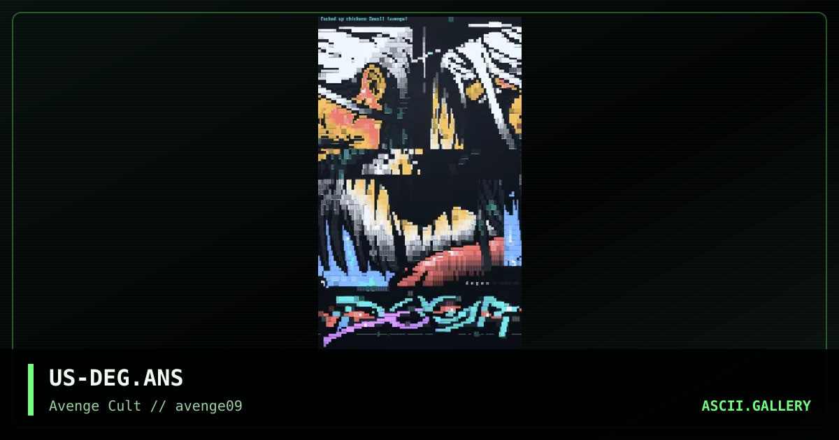 degen, by big yellow man, zeus ii, spirit of rage, 1998