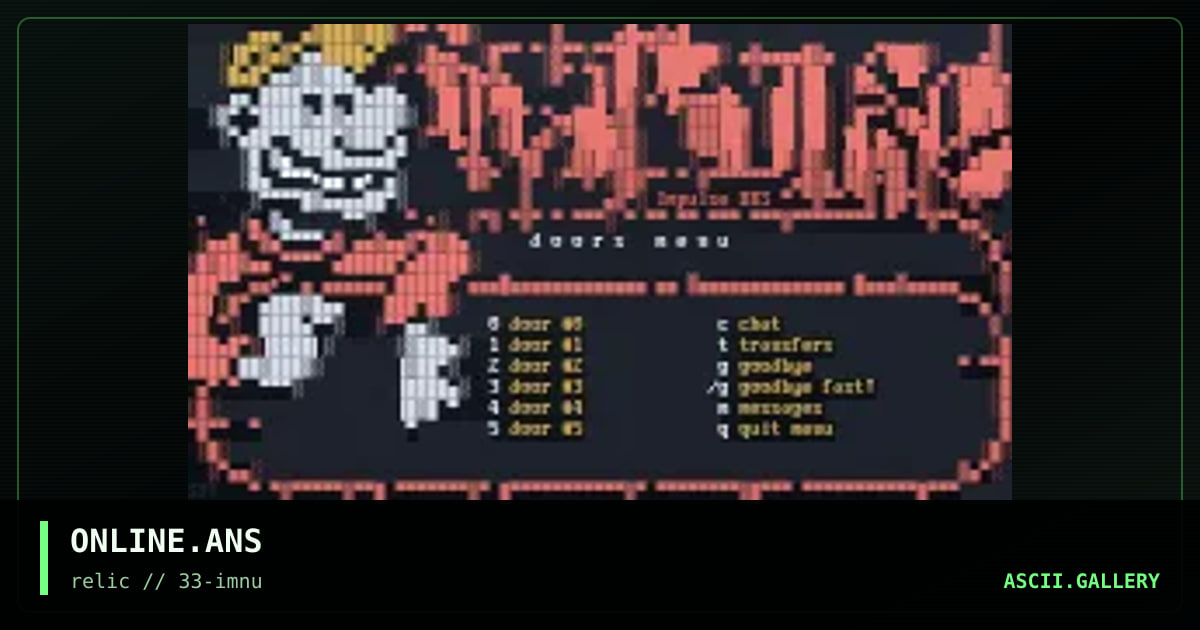 ONLINE.ANS, by eerie, 1994