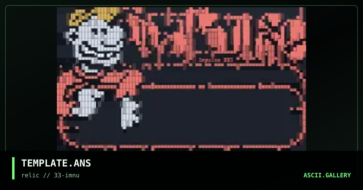 TEMPLATE.ANS, by eerie, 1994