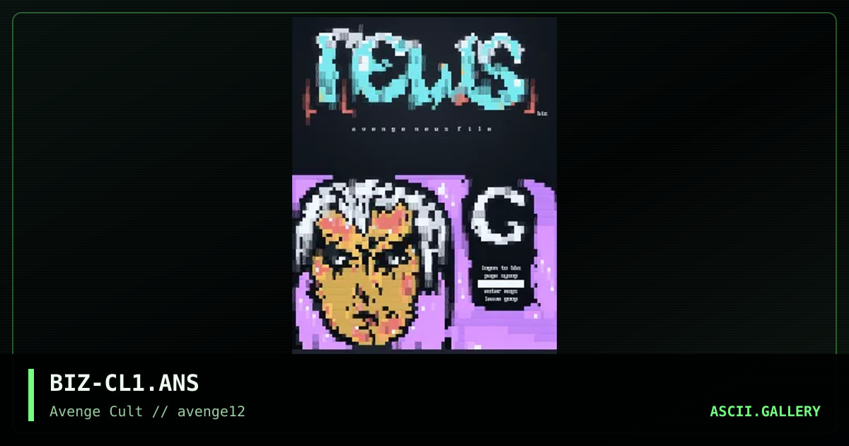 ansi, by bizzarro, 1999