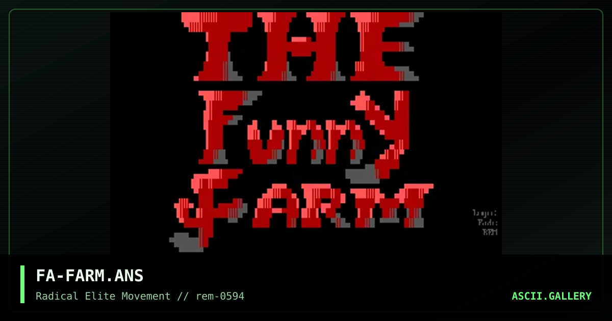 FA-FARM.ANS, by fade, 1994