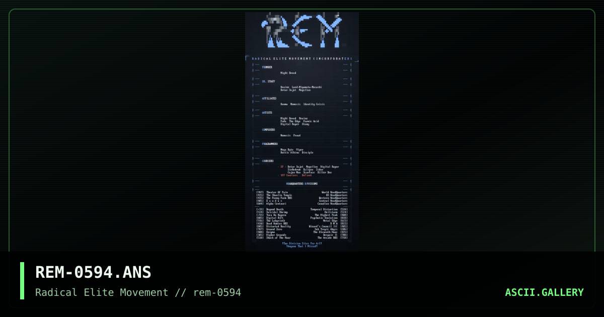 REM-0594.ANS, by rem, 1994