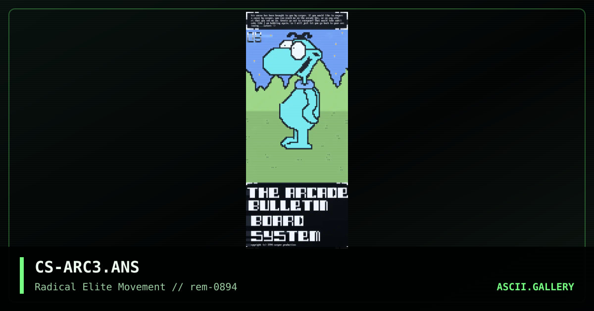 CS-ARC3.ANS, by casper, 1994