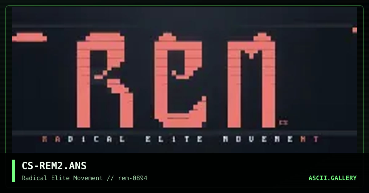 CS-REM2.ANS, by casper, 1994