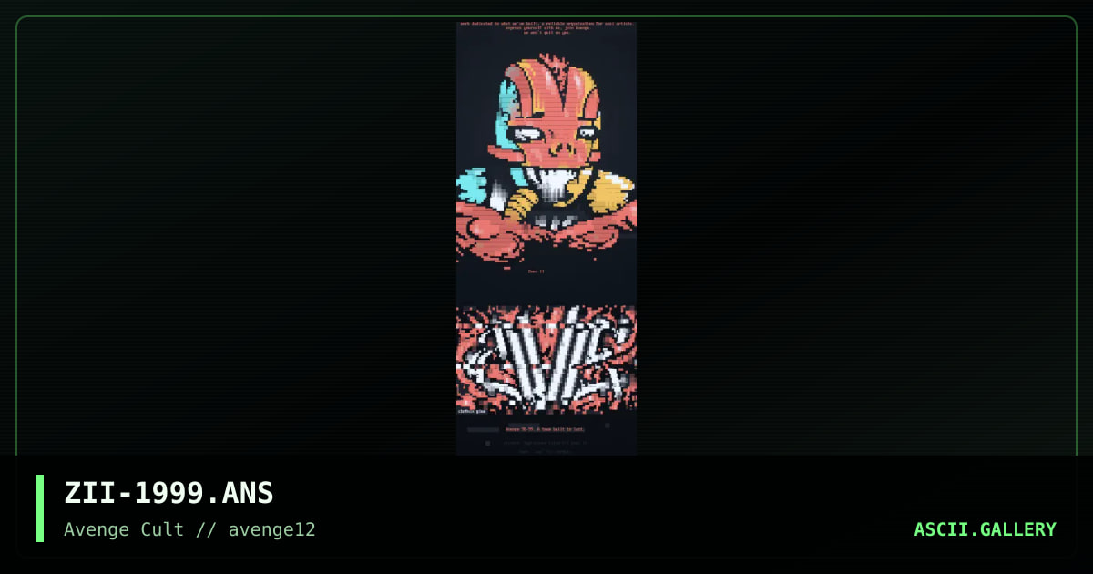 Avenge 1999, by zeus ii, chronix, 1999