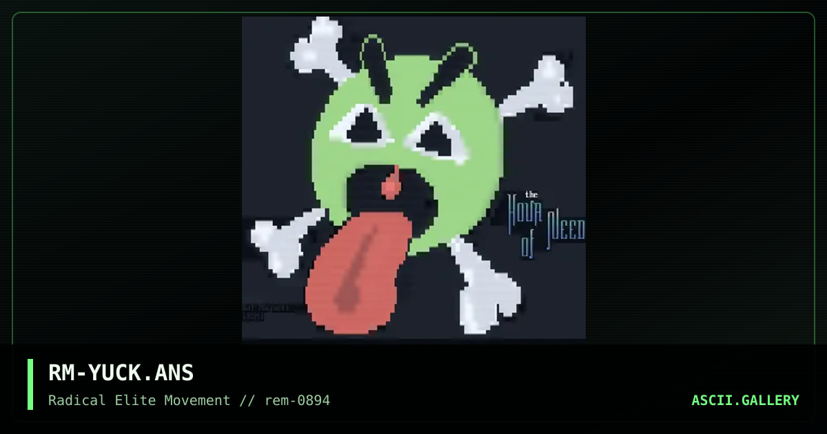 RM-YUCK.ANS, by rat magnett, 1994