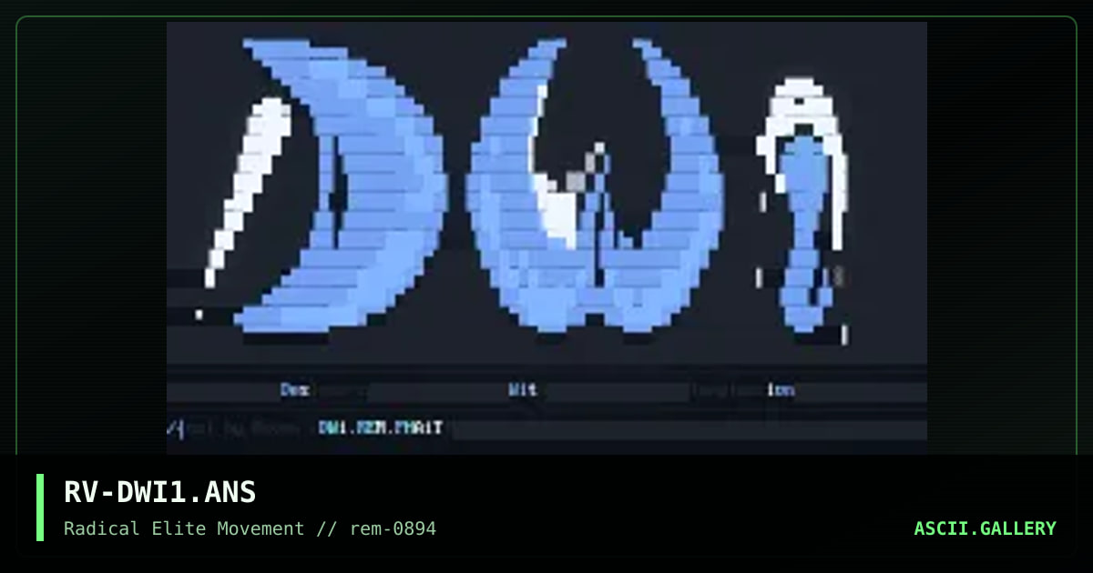 RV-DWI1.ANS, by raven, 1994