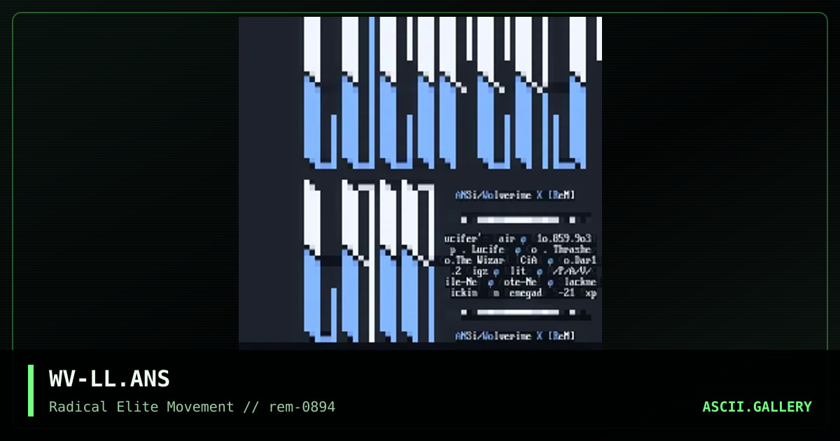 WV-LL.ANS, by wolverine, 1994