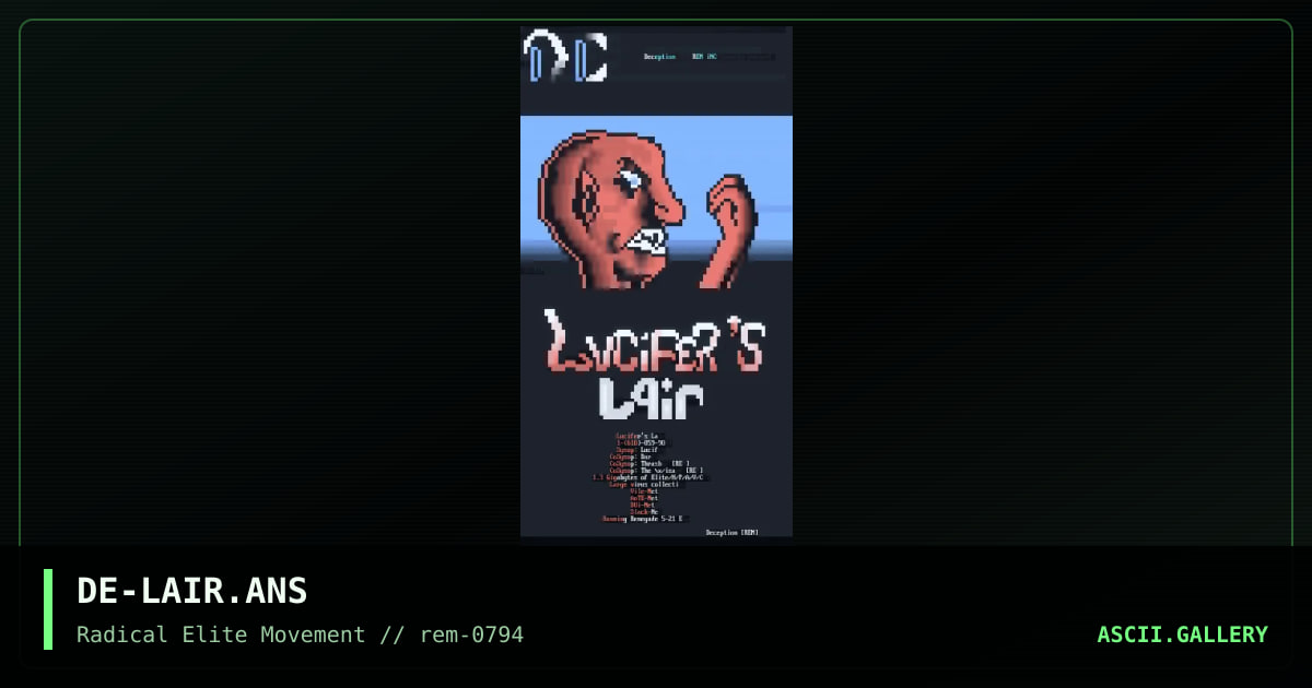 DE-LAIR.ANS, by deception, 1994