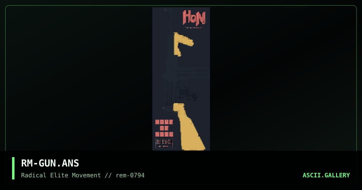 RM-GUN.ANS, by rat magnett, 1994