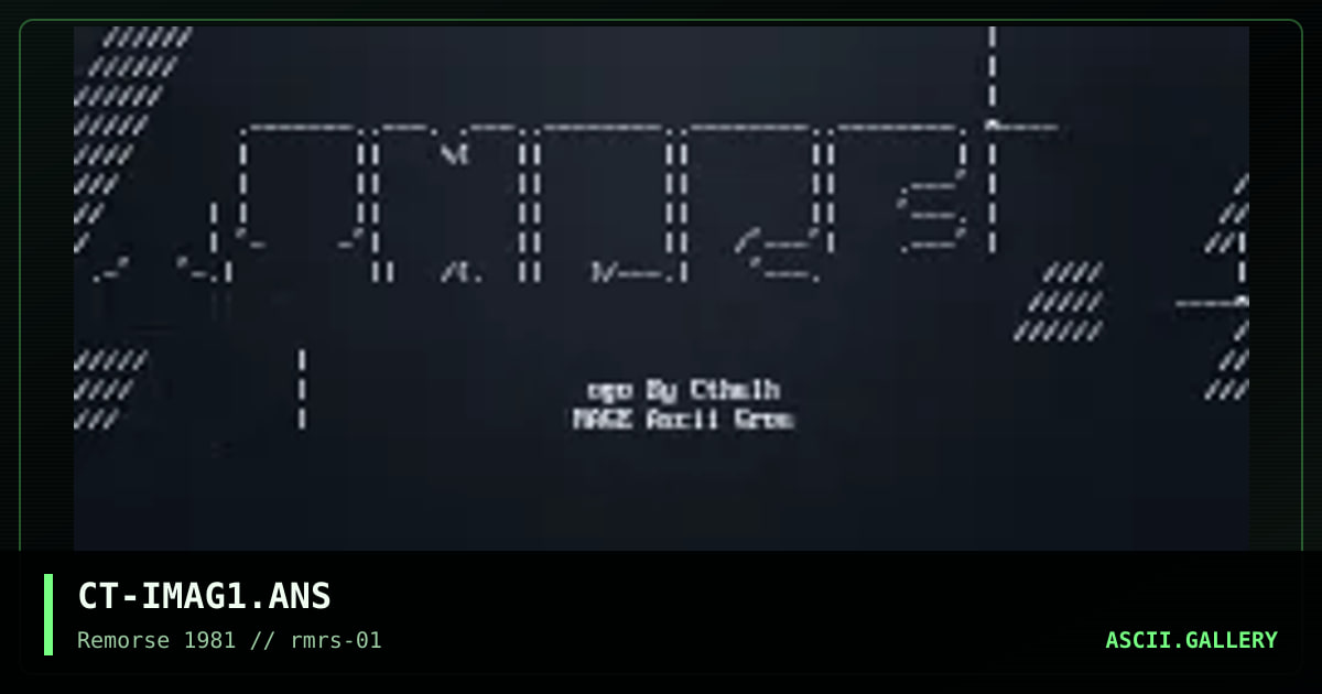 CT-IMAG1.ANS, by cthulu rmrs, 1994
