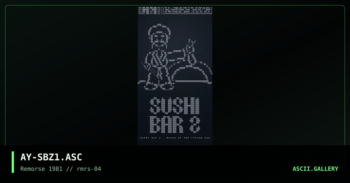 AY-SBZ1.ASC, by asylum, 1995