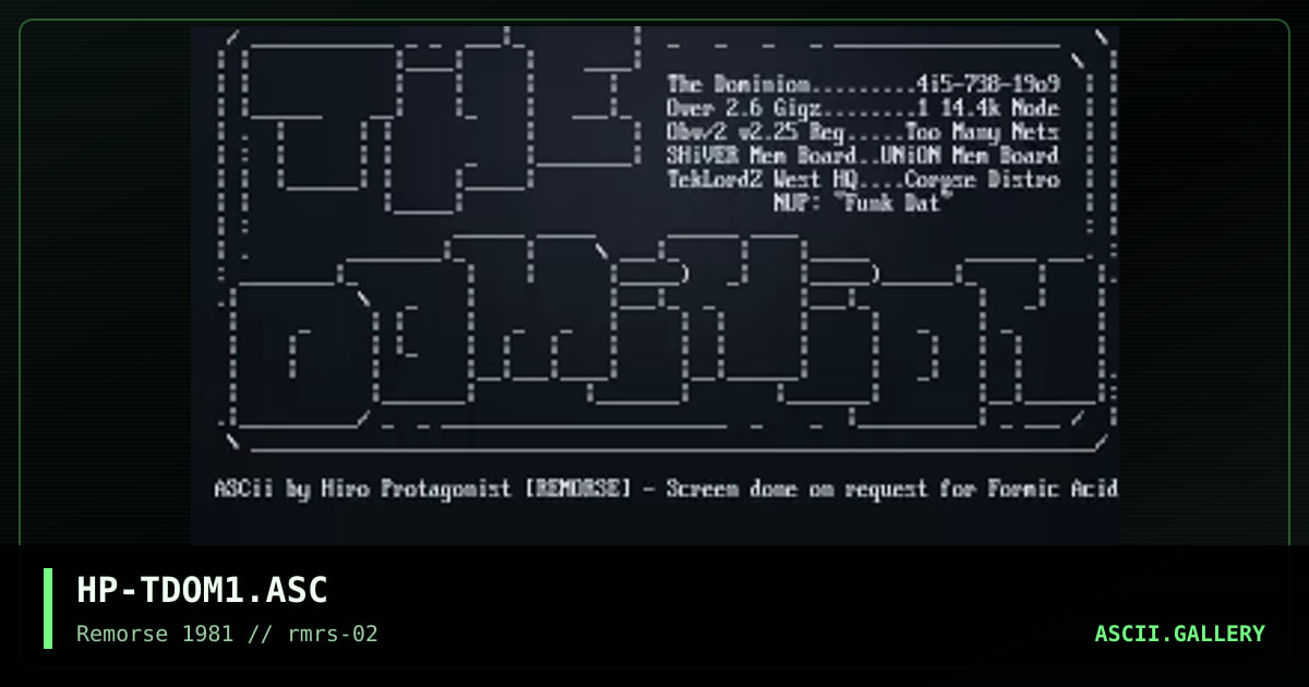 HP-TDOM1.ASC, by hiro protagonist, 1994