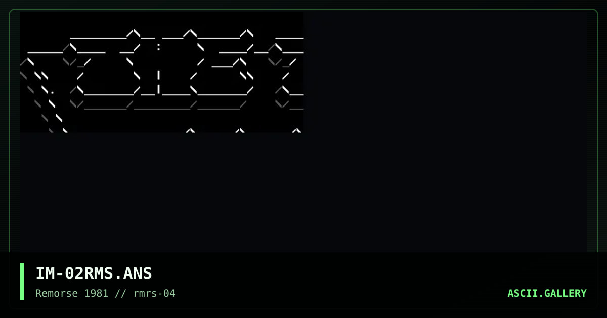 IM-02RMS.ANS, by insanity man, 1995