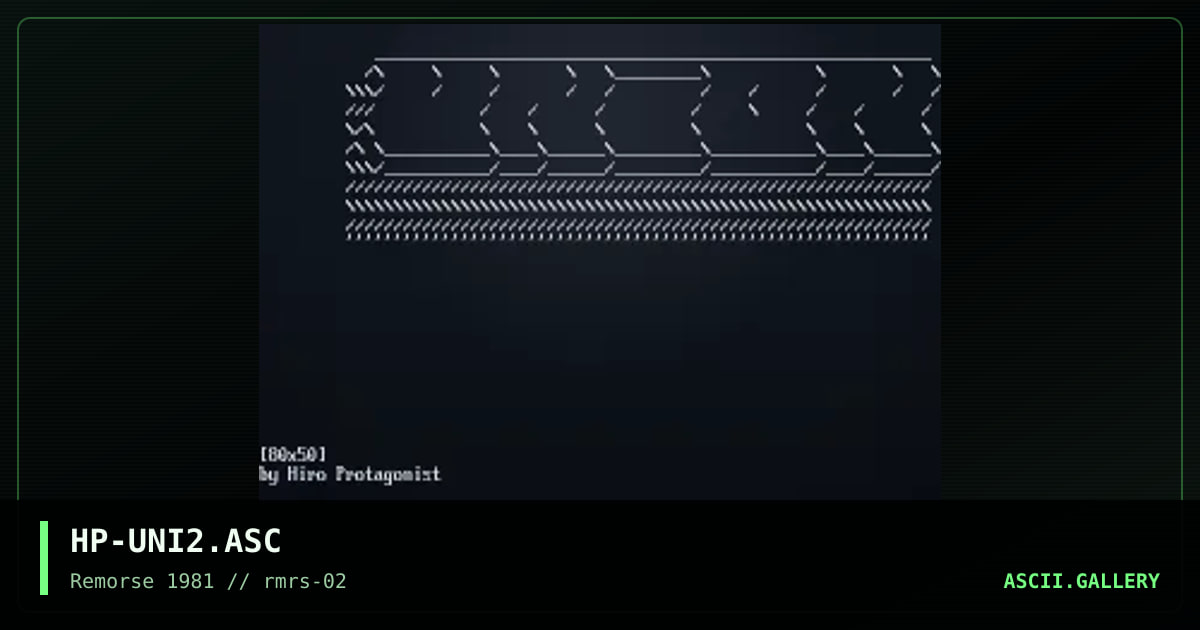 HP-UNI2.ASC, by hiro protagonist, 1994