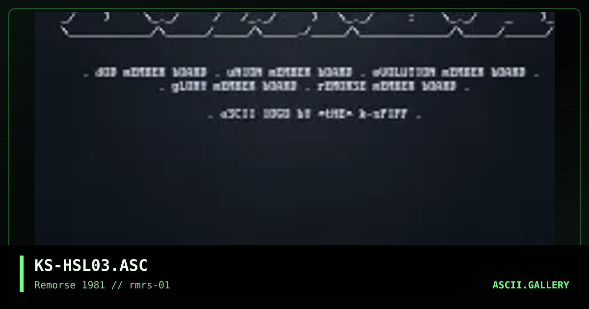 KS-HSL03.ASC, by kspiff, 1994