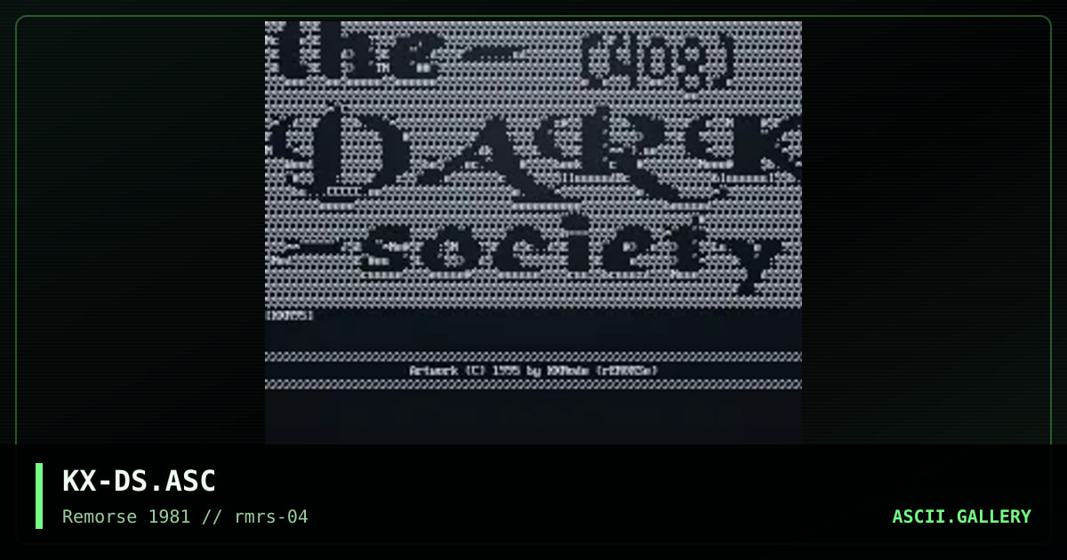 KX-DS.ASC, by kxmode, 1995