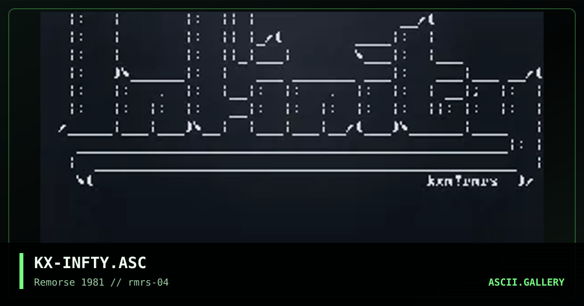 KX-INFTY.ASC, by kxmode, 1995