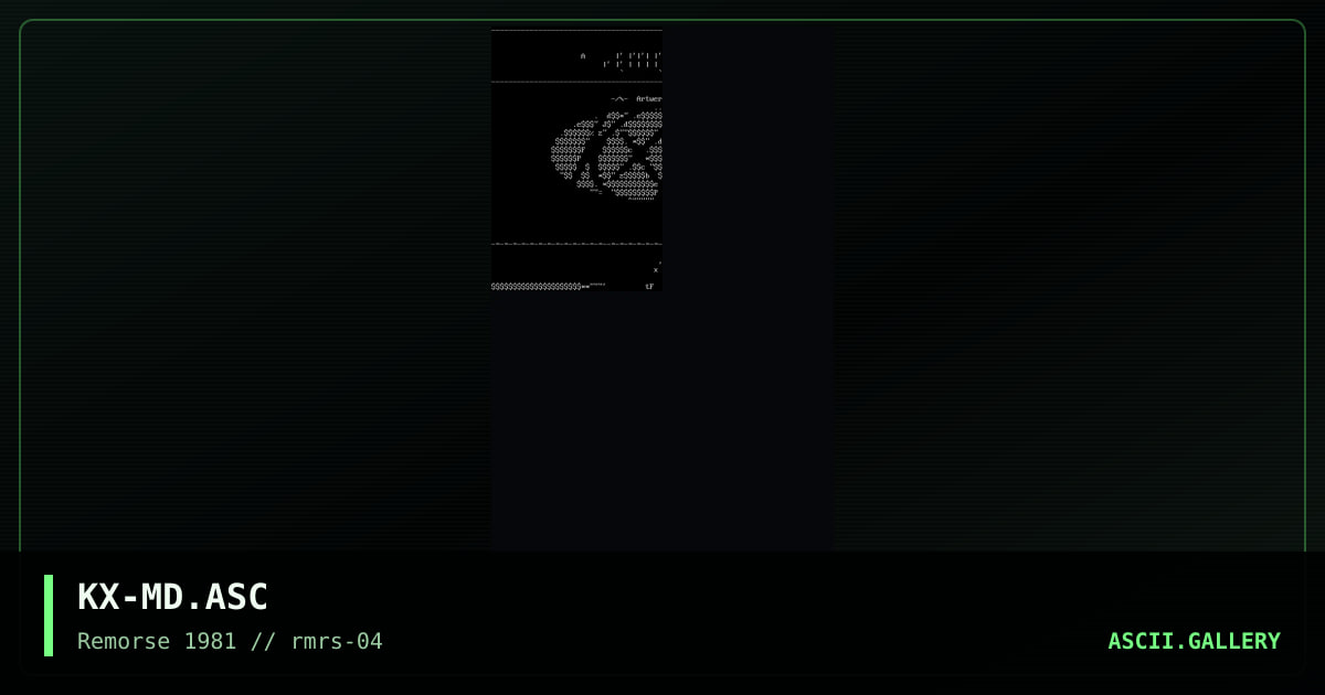 KX-MD.ASC, by kxmode, 1995