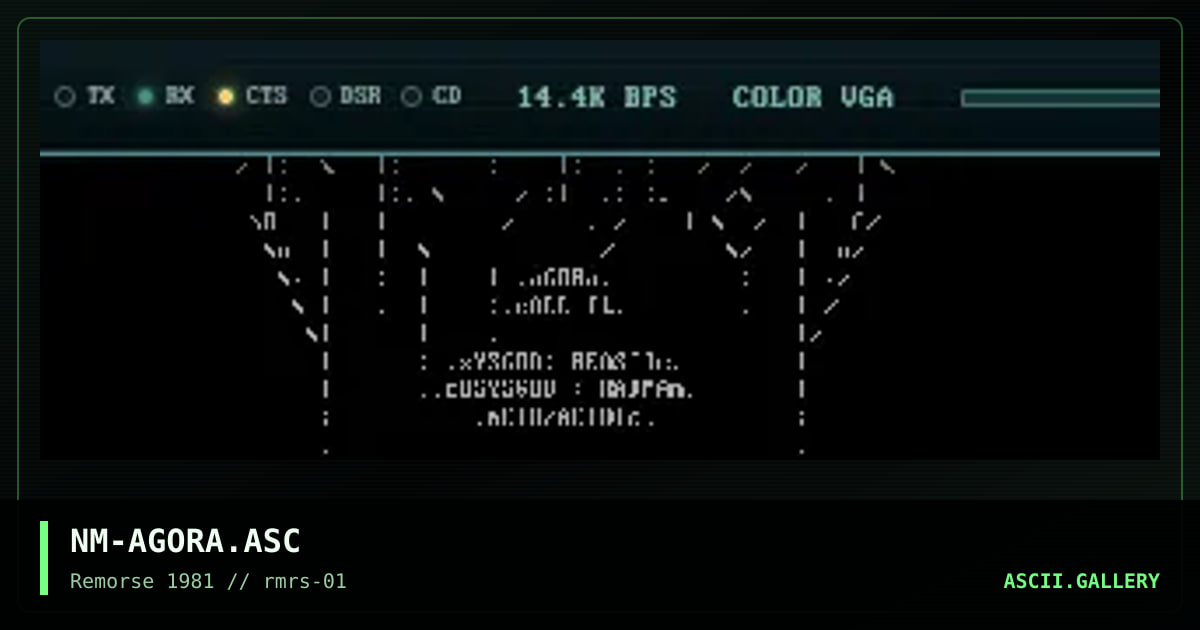 NM-AGORA.ASC, by necronite, 1994