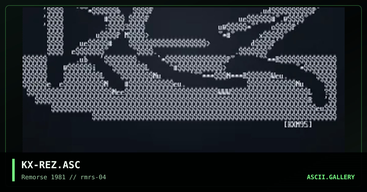 KX-REZ.ASC, by kxmode, 1995