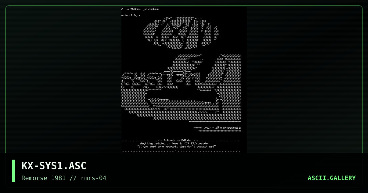 KX-SYS1.ASC, by kxmode, 1995