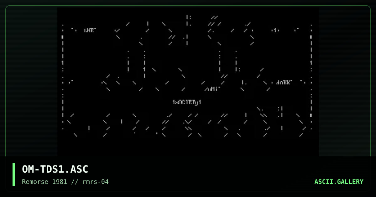 OM-TDS1.ASC, by omicron, 1995